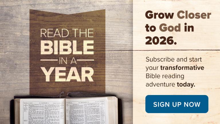 CBN's Bible In A Year sign-up